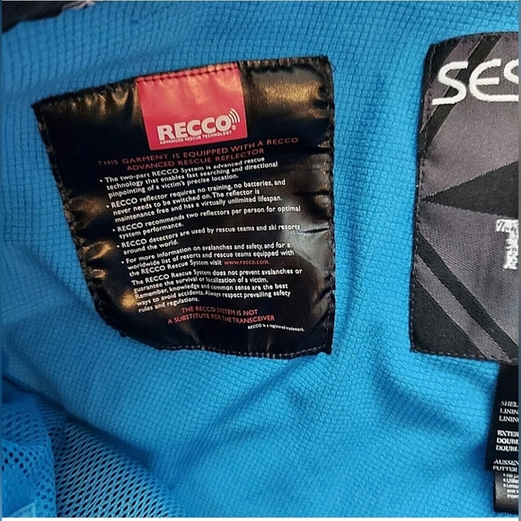 Sessions w/ RECCO Terrain Womens Light Blue Snowboard Ski Snow Pants XS - Picture 8 of 12
